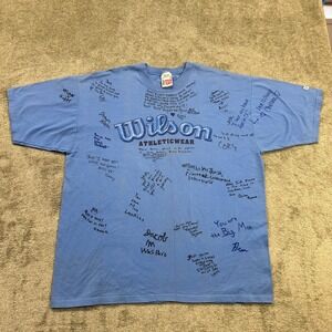 Calling Josh!!! Wilson Custom vintage T shirt! Mens XL, Y2K